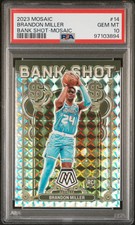 2023 Panini Mosaic Bank Shot Brandon Miller #14 Bank Shot Mosaic PSA 10