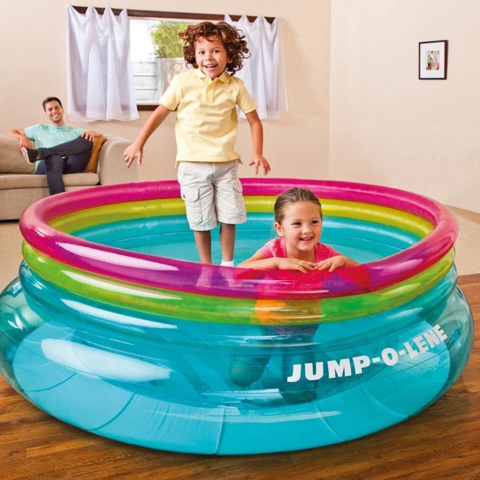 Intex JumpOLene Inflatable Bouncer 80inch x 27inch for Ages 36 - Image 2 of 4