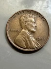 1942 wheat penny in good condition. Does not have a mint mark very rare
