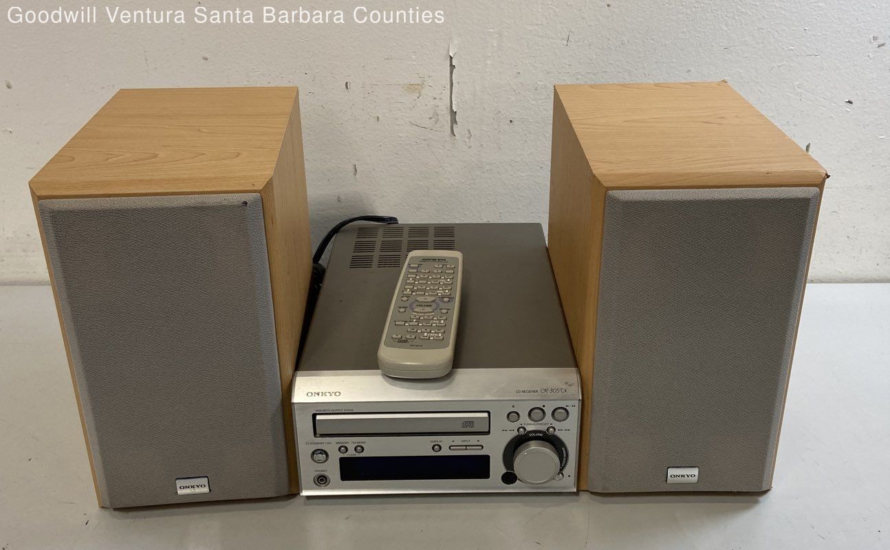 Vintage Onkyo CR-305TX CD Receiver With Speakers D-N5TX
