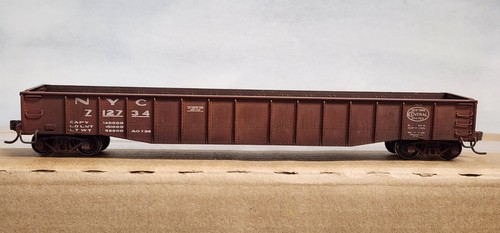 Góndola New York Central 52' 6" Drop End 712734 Life Like Built Kadee Mtl Whl HO | Zustand: Used