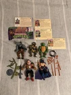 Lot Of 5 1988 Playmates TMNT Action Figures Shredder Bebop Rocksteady Vintage