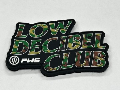 SHOT Show 2026 Primary Weapons Systems ''Low Decibel Club'' Patch, Hook/Loop, NEW