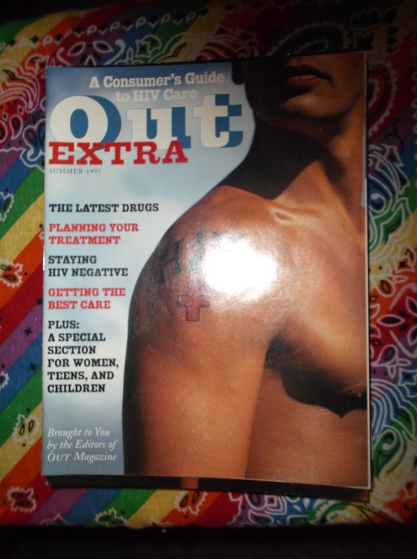 "Rare" Vintage OUT Extra Magazine-Summer, 1997-Guide to HIV Care