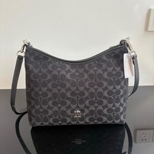 Coach CDE44 Laurel Bag Signature Denim Leathe...