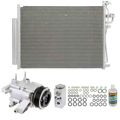For Saturn Vue 2008 A/C Kit w/ AC Compressor Condenser & Drier TCP