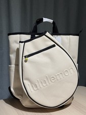 Lululemon Racket Bag 19L with Detachable Racket Holder - Natural/Black 