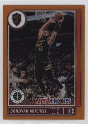 2022-23 Panini Chronicles Hoops Premium Stock Orange 53/75 Donovan Mitchell 0b4t