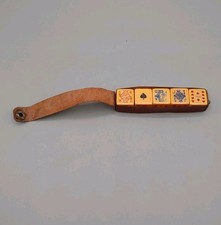 Vintage Poker Dice set in snap case.