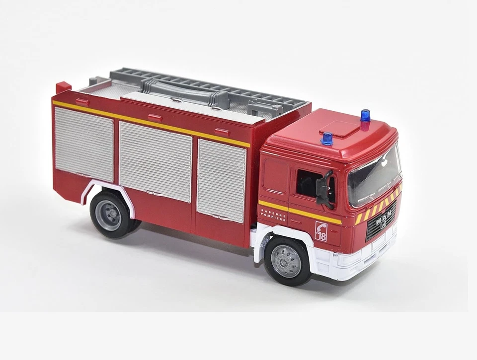 MAN F2000 1996 - Camion FTP sapeurs pompiers SDIS France - 1/43 NEW RAY 15083 - Photo 3/4