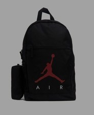 Image of Air Jordan Kids Jumpman Backpack and Pencil Case Black & Red 19L