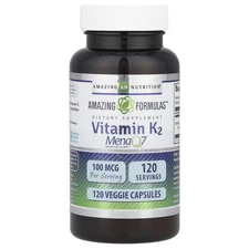 Amazing Formulas™, Vitamin K2, 100 mcg, 120 Veggie Capsules
