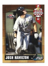 2000 Team Best Rookies Josh Hamilton #107 Princeton Rays Baseball Card RC MLB