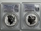 2023-S Reverse Proof $1 Morgan and Peace Dollar 2pc Set PCGS PR70 First Strike