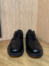 Chaps Black Wing Tip Dress Shoes Men's 10 M Formal Career Bal Man's Tie Oxford