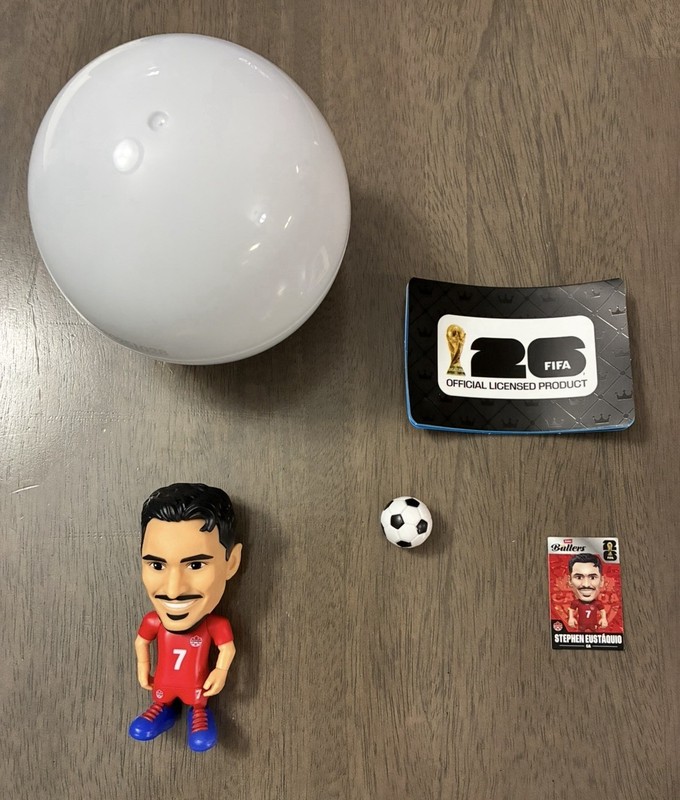 FIFA Zuru Ballers Stephen Eustáquio Licensed Mini Figure with Soccer Ball