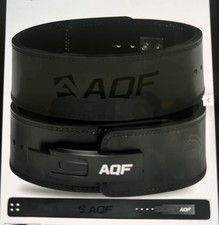 Aqf Lever Buckle Leather Powerlifting Belt