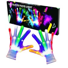 SLIUGLOVEUN Kids Toys LED Gloves Gifts for Medium Age 8-12 , Multicolor