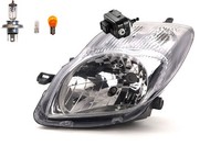 Scheinwerfer Passend FüR Toyota Yaris XP9 12/ 08- Links Leuchtmitt. + Stellmotor