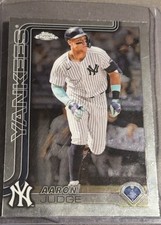 Topps 2025 Topps Chrome Aaron Judge Base #99 New York Yankees MLB Card