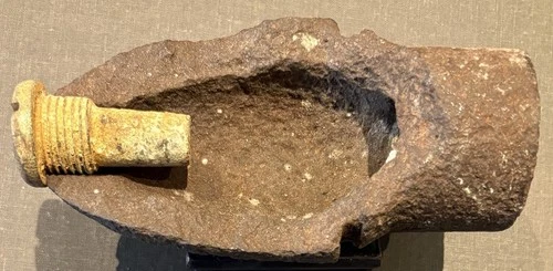 New ListingBlown Hotchkiss Shell Nose Section with Time Fuse Adapter