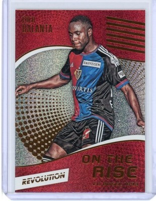 2017 PANINI REVOLUTION SOCCER BASE ON THE RISE EDER BALANTA #9