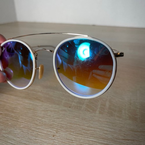 Occhiali da sole Ray-Ban RB3647N 001/40 SOLO MONTATURE oro bianco 51-22-145 - Foto 4 di 12