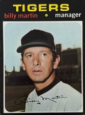 1971 Topps #208 Billy Martin