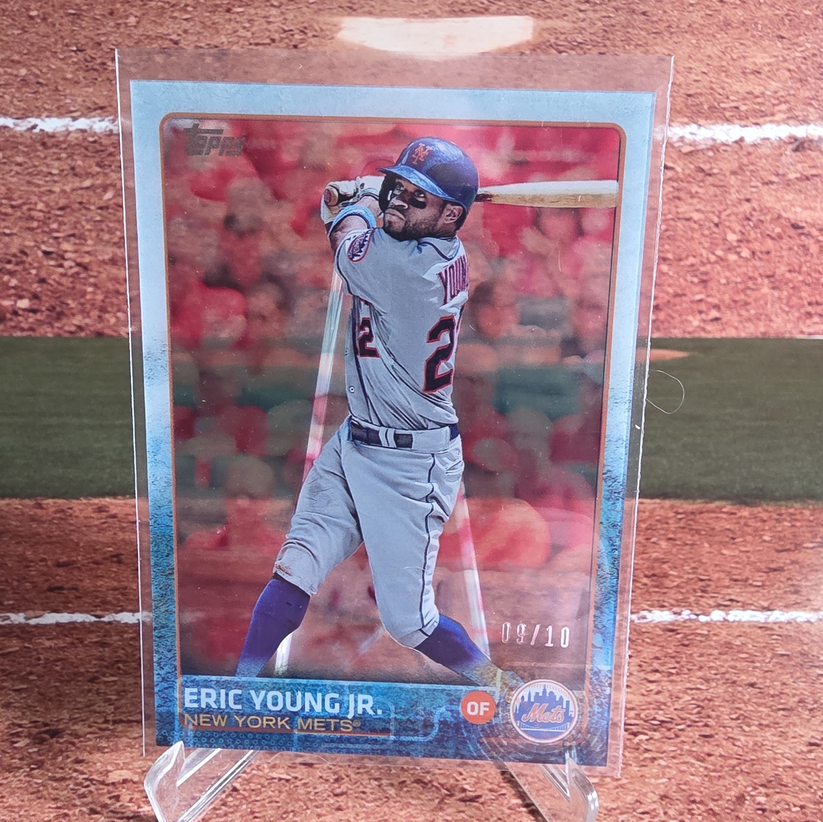 2015 Topps Clear Acetate #9/10 Eric Young Jr New York Mets 