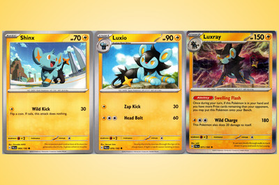 Shinx Luxio Luxray, Evolution Line, 3 Card Set, 2023 Paldea Evolved PAL