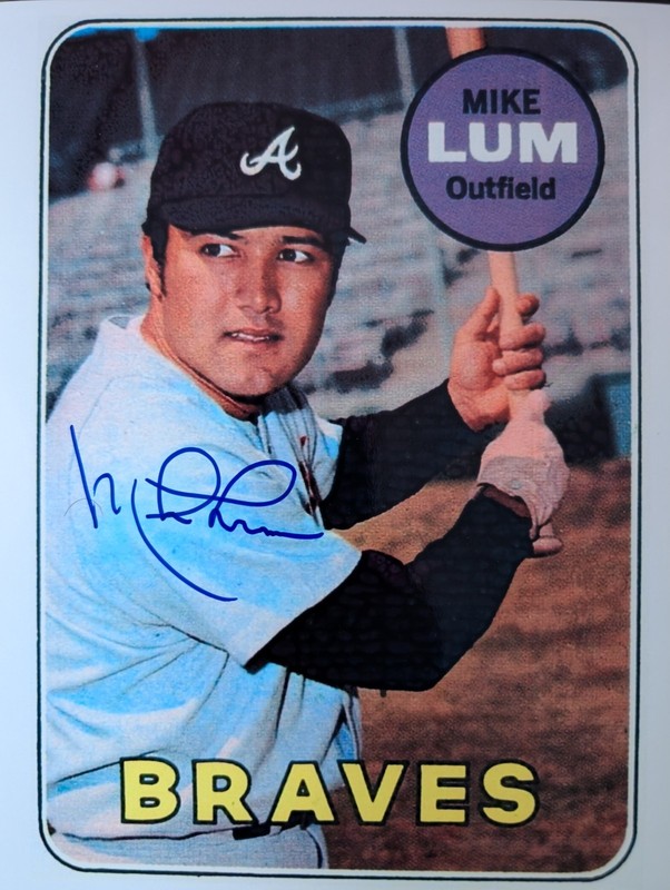 MIKE LUM (Atlanta Braves) Signed/Autographed 8x10 Photograph