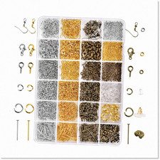 Jewelry Making Findings Kit with Jump Rings and Clasps