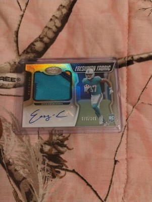 Erik Ezukanma 2022 Certified Freshman Fabric auto/numbered 76/349