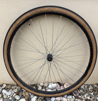 Oldtimer Fahrrad 36 Laufrad Felge F&S Torpedo Vorderrad Stahl 2 Ventillöcher