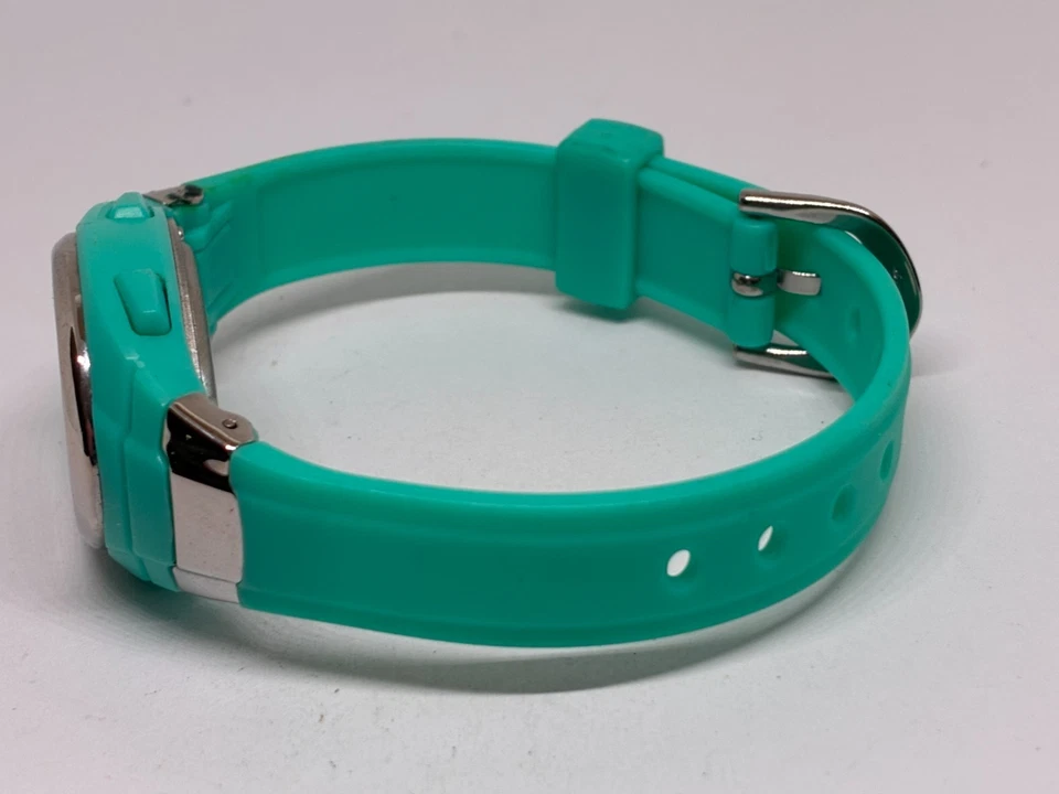 Working Ladies Green and Silver Armitron Pro Sport 45/7034 Watch CN - image 3 of 4