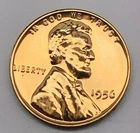 1956 P Lincoln Wheat Cent Gem Proof
