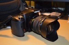 Pentax K100D Super camera with 18-55mm SMC-DA, Sigma 70-210 Zoom and accessories