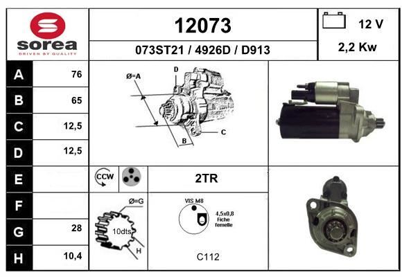 Démarreur neuf pour corriger le blocage moteur sur T5 2.5 TDI Fourgon