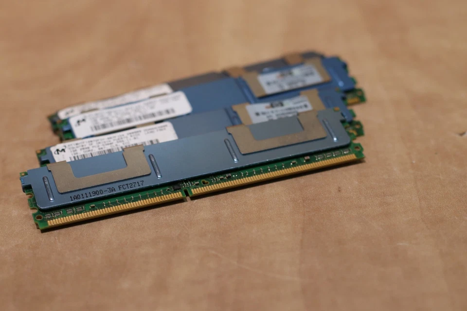 2GB (2x1GB) DDR2 KIT 667MHz PC2-5300 -397411-B21 MIX LOT*5 - Image 4 of 4