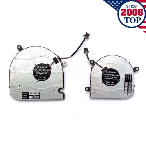 New Genuine CPU+GPU Fan for HP Envy 15M-EU 15Z-EU TPN-W149 M45465-001 M45466-001 - Afbeelding 2 van 4
