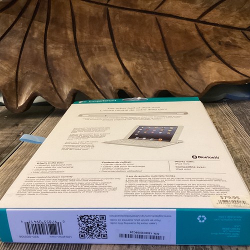 Logitech Ultrathin Keyboard Cover for iPad mini (White) NEW IN BOX - 第 5/6 張圖片