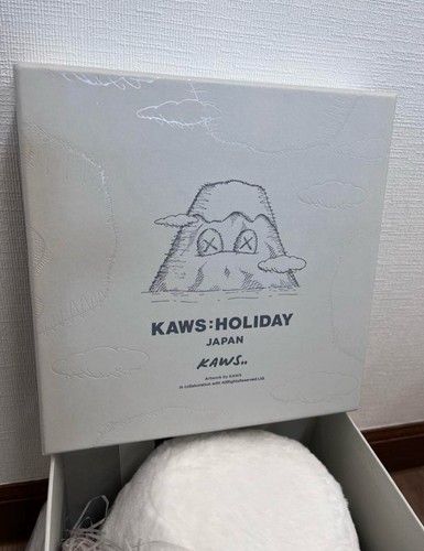 KAWS HOLIDAY JAPAN 2019 Limited Edition Mount Fuji Plush GRAY With Box NEW Auth - Picture 13 of 13