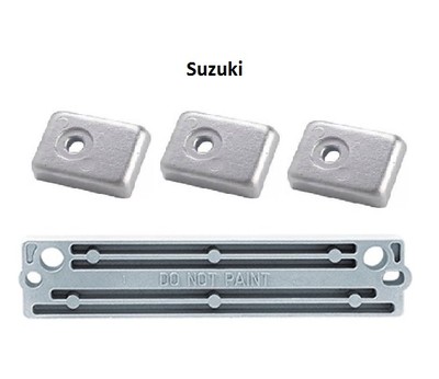 5521アブソ Suzuki Zinc Anode Kit Fits 200 - 250 HP Suzuki New Dealer