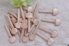 16pcs 4/4 Violin pegs Full Size Violin peg Natural maple wood violin parts