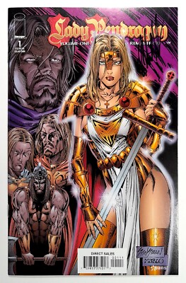 Lady Pendragon #1A Remastered Variant Signed Matt Hawkins (1999) Image Free Ship