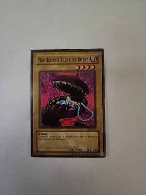 Man-Eating Treasure Chest SDY-037 Yu-Gi-Oh! Card Light Play Unlimited | eBay