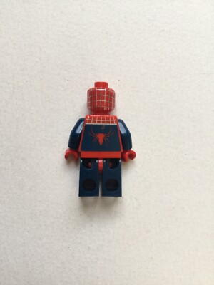 Lego Spider Man Year 2004 Red And Dark Blue Minifigure