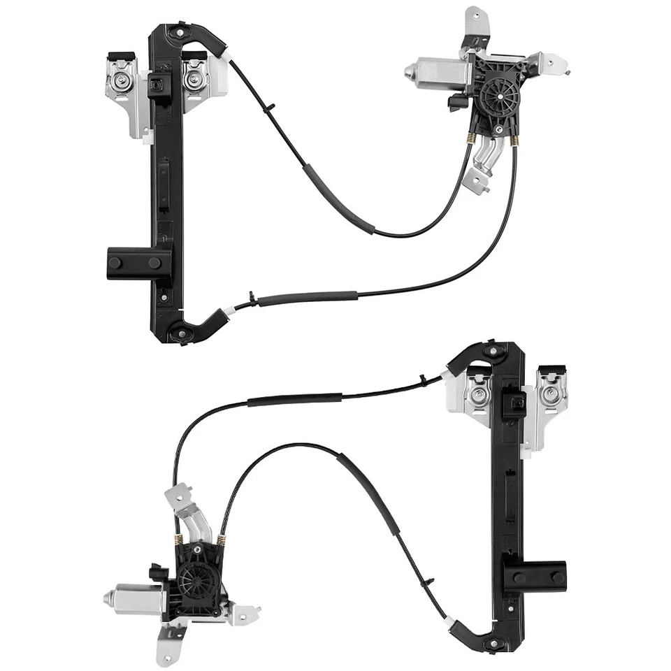 Pair Rear Power Window Regulator w/ Motor For Chevy Tahoe GMC Yukon 2000-2006 - Imagem 4 de 4