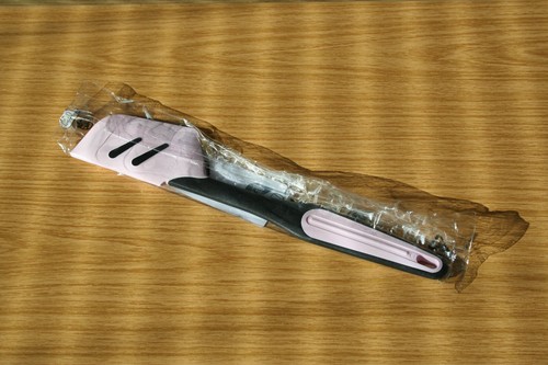 TUPPERWARE Griffbereit Top-Schaber rosa-schwarz D167 Silikon TOP-Teigspachtel