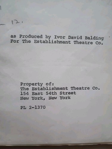 THE MAD SHOW (1966) Original Musical Revue Script based on Mad Magazine Sondheim - Picture 10 of 18